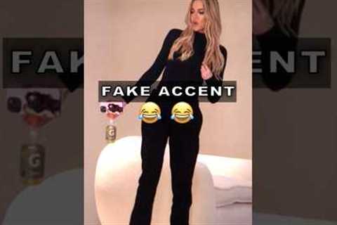 Khloé's fake accent is so funny 😂😂 The Kardashians Season 3