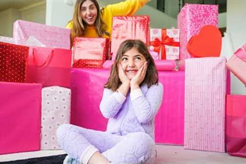 Mila's 7th Birthday Morning Opening Presents.. BUT CAN ONLY KEEP ONE!