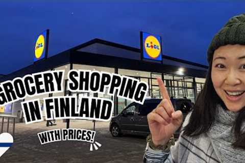 Come grocery shopping with us at 🇫🇮 Lidl | Grocery shopping in Finland with prices
