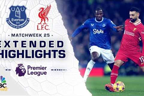 Everton v. Liverpool | PREMIER LEAGUE HIGHLIGHTS | 2/12/2025 | NBC Sports