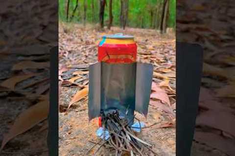 Survival Skills: Fish fry with Tin Can in the Wilderness #survival #camping #bushcraft #lifehacks