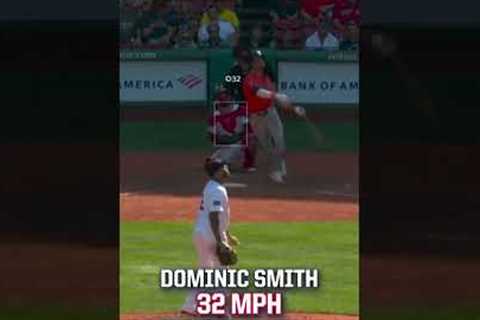 32 mph pitch! ⚾️🔥 #justbaseball #baseball #mlb #homerun #strikeout #shorts