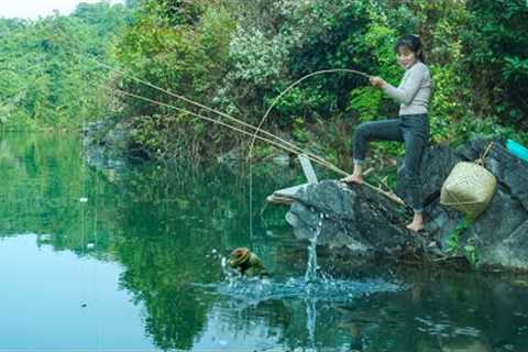 Lake Fishing with a Bamboo Rod: Excitement and Unexpected Twists