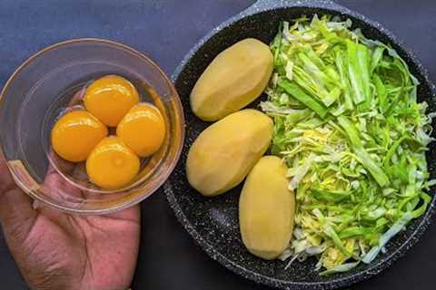 Just Add Egg With Cabbage! It’s So Delicious | Easy Breakfast Recipe | Quick and Easy Recipe