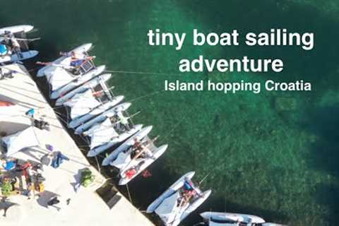 Island hopping with 8 tiny boats - MINICAT Croatia Adventure´24