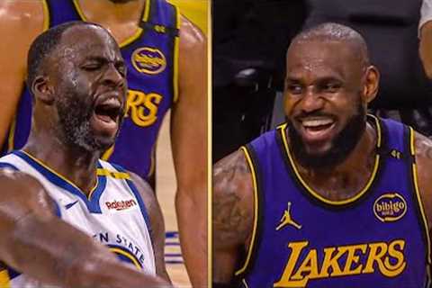 LeBron James HYPES UP the Crowd After Draymond Green Gets T’d Up 👀