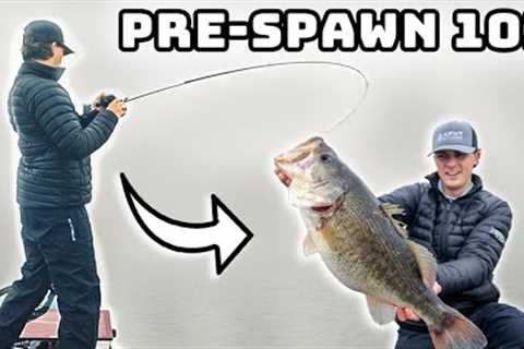 Pre-Spawn Bass Fishing MASTERCLASS! (Bass Behavior Ep. 1)