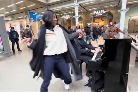Random Boogie Woogie Dancer Shows Her Skills