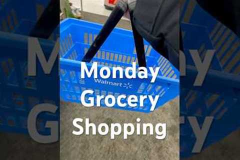 Monday grocery shopping 🛒 #asmr #groceryshoppinghaul #grocery #walmartshopping #shopwithme #walmart