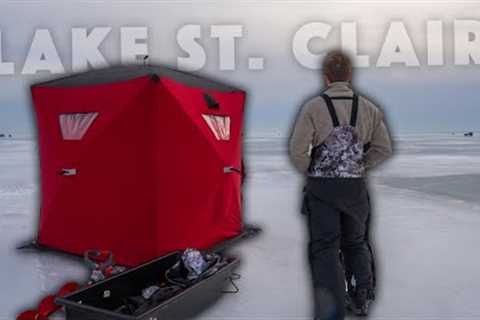 Lake St. Clair Ice Fishing 2025!!