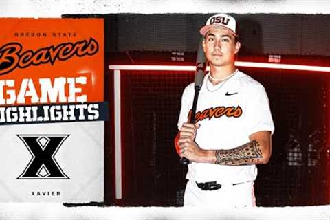 Oregon State Baseball Game Highlights - 2/14/25 vs  Xavier