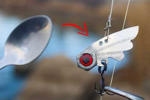 DIY Fishing Lures: 3 Easy Homemade Lures from Household Items! (Tailspinner, Buzzbait, Vib)