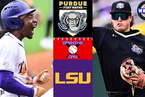 Purdue Fort Wayne vs #3 LSU Highlights | 2025 College Baseball Highlights
