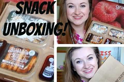 GRAZE SNACK SUBSCRIPTION BOX UNBOXING | REVIEW