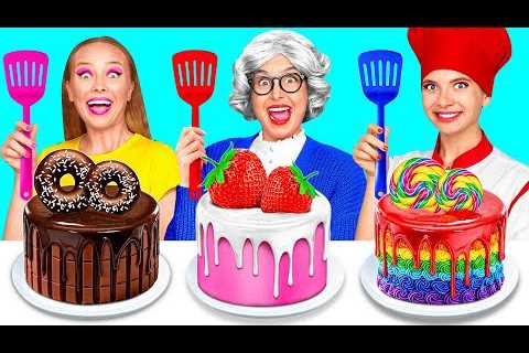Me vs Grandma Cooking Challenge | Tasty Kitchen Hacks by TeenTeam Challenge
