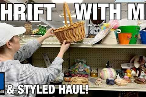 Awkward encounter! Goodwill Thrift Store Shopping• THRIFT HAUL • & Styling Thrift Store Finds •