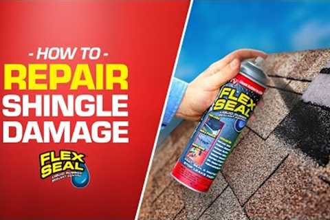 *QUICK* How to REPAIR SHINGLE DAMAGE with Flex Seal®
