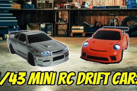 AWESOME Budget 1/43 Scale RC DRIFT CARS with GYRO!