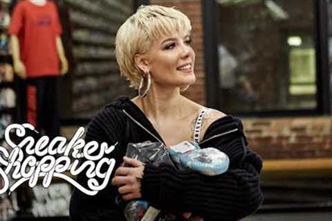 Halsey Goes Sneaker Shopping With Complex