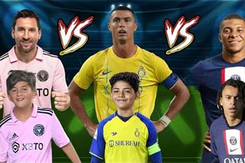 junior Ronaldo VS Thiago Messi VS Ethan Mbappe