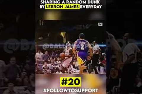 Lebron dunks are a vibe . Check in daily for incredible highlights and jaw-dropping moments from the