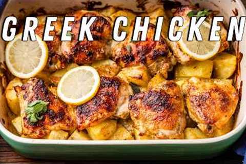 Greek Lemon Chicken and Potatoes - The Best One Pan Dinner You'll Ever Make