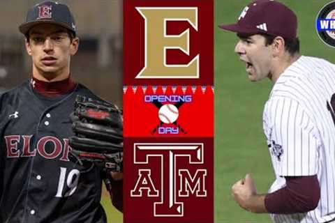 Elon vs #1 Texas A&amp;M Highlights | 2025 College Baseball Highlights