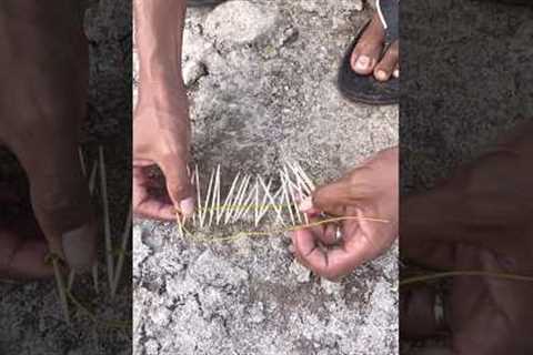 Survival Skills Fishing Fish 🐟👍#skills #experiment #outdoors #camping
