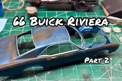 1966 Buick Riviera weathered model build pt2 ep#109