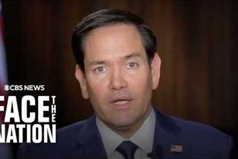 Rubio lays out next steps toward talks with Russia and Ukraine over ending the war