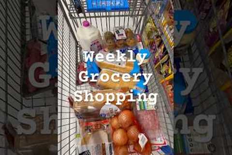 Weekly grocery shopping at Walmart 🛒 #asmr #weeklygroceryshop #grocery #shopwithme #groceryhaul