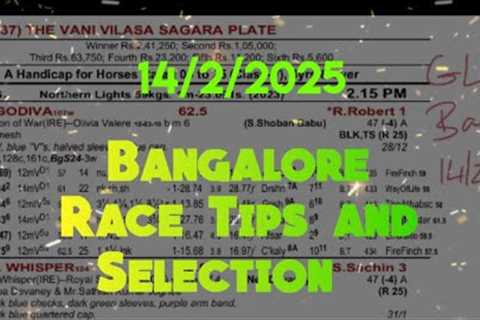 Bangalore Race Tips and Selection || The Century Valentine's Million