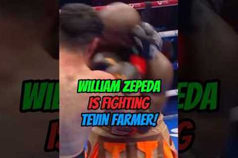 WILLIAM ZEPEDA IS FIGHTING TEVIN FARMER ONCE AGAIN IN MARCH!#trending #youtubeshorts #viralvideo