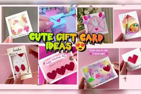 DIY CUTE GIFTS FOR Birthday 🎂/ GIFT IDEAS FOR FRIENDS🍨 / DIY GIFTS BY PAPER CARD ✯✧⁠｡♡⁠✧✯⁠•⁠◍