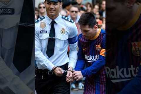 Ronaldo Pranks Messi With a Hilarious Arrest Scene