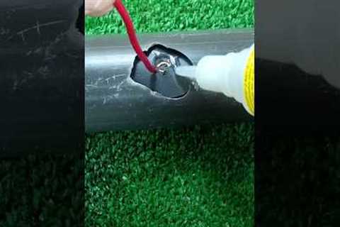 How to repair broken leaking pipes without cutting the pipe..#DIY #Ideas #Lifehacks