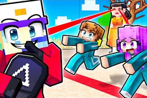 Playing as a GUARD in Squid Game! (Minecraft)