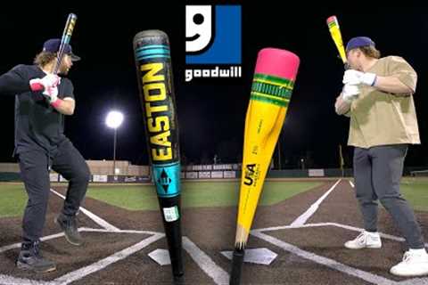 Thrift Store Baseball Bat Challenge | Baseball Bat Bros