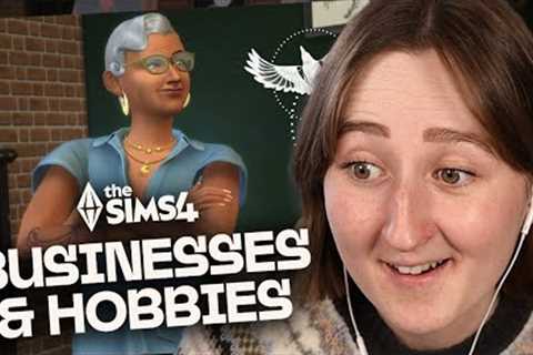 The Sims 4: Businesses &amp; Hobbies Gameplay Trailer Reaction