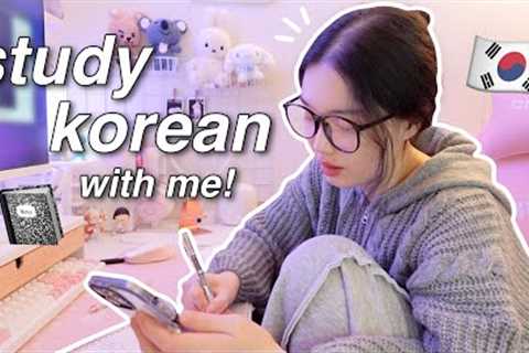 STUDY VLOG 📓✨: Learn KOREAN With Me for My Trip to Korea (Again!)