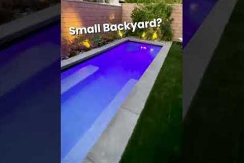 Can you fit a pool in a SMALL BACKYARD?