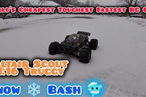 World's Cheapest Brushless RC Car in the Snow!