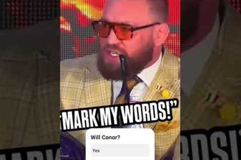CONOR MCGREGOR DROPS BOMBSHELL: I Will Fight for #BKFC WORLD TITLE! #MMA #Shorts #ForYou #trending