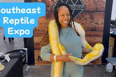 Holding a 10-Foot Snake at the Southeast Reptile Expo!