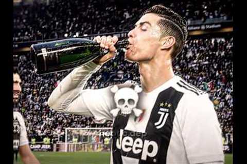 Ronaldo Wasn't Supposed To Drink Alcohol But....☠️