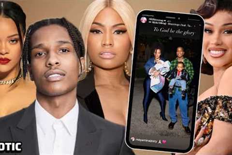 Nicki Minaj Shows Support to A$AP Rocky &amp; Rihanna🥹&amp; Diamond Single OTW‼️CardiB Lies to her ..
