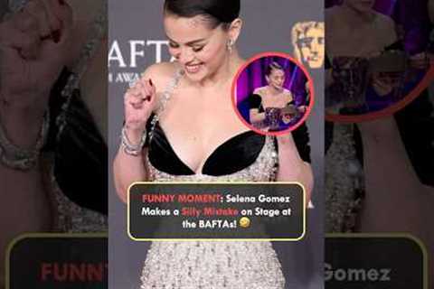 Selena Gomez Makes a Silly Mistake on Stage While Presenting at the BAFTAs!