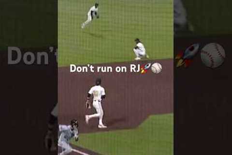RJ Austin throws runner out at home #baseball #vanderbilt