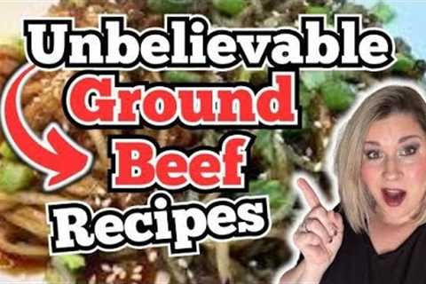 5 UNBELIEVABLE GROUND BEEF RECIPES YOU MUST TRY! | Simple &amp; Amazing Meals!