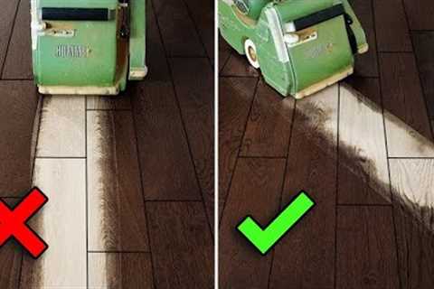 Everyone is sanding floors THE WRONG WAY
